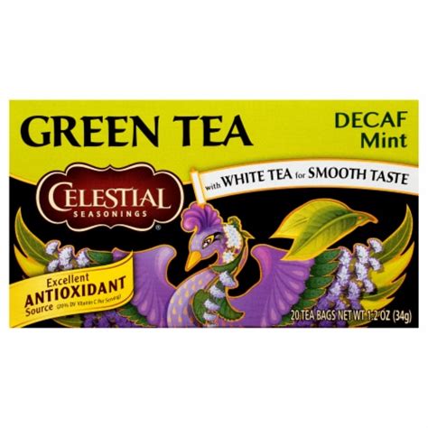 Celestial Seasonings mint green tea